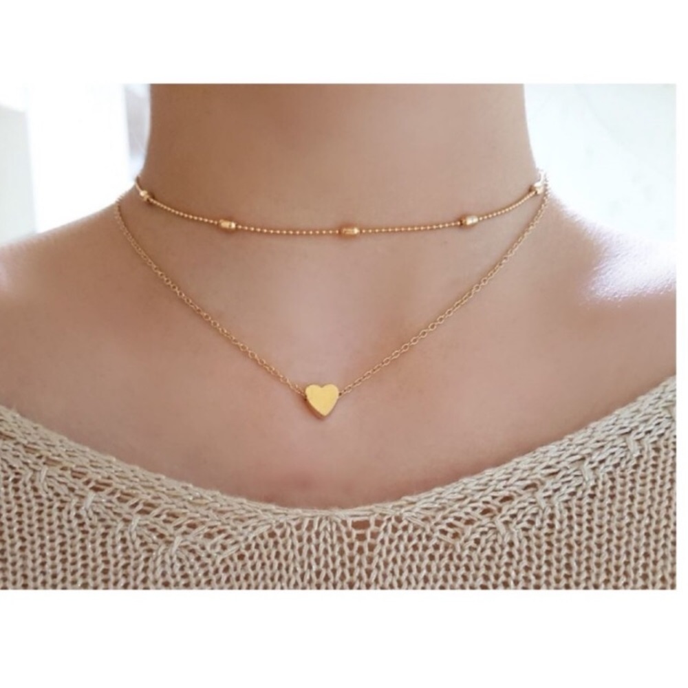 2/$30 ❤️NWOT Layered ❤️ choker necklace